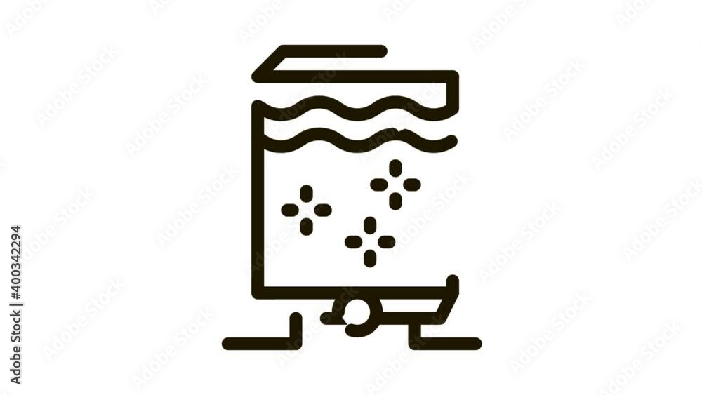 juice concentrate tank Icon Animation. black juice concentrate tank animated icon on white background juice concentrate tank Icon Animation. black juice concentrate tank animated icon on white background