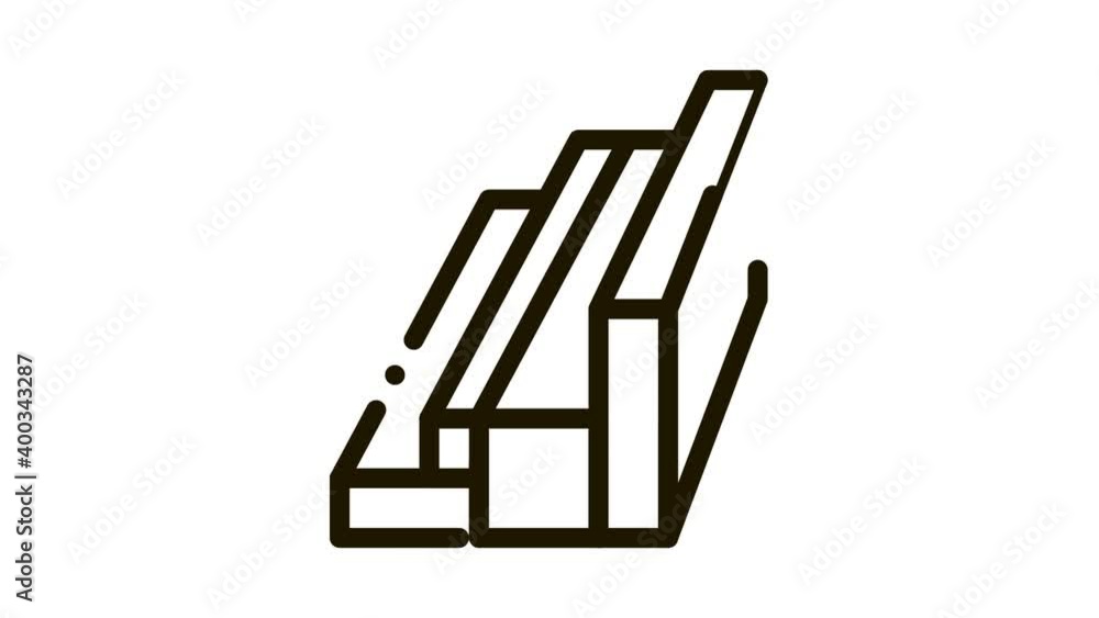 wood planks different sizes Icon Animation. black wood planks different sizes animated icon on white background wood planks different sizes Icon Animation. black wood planks different sizes animated icon on white background