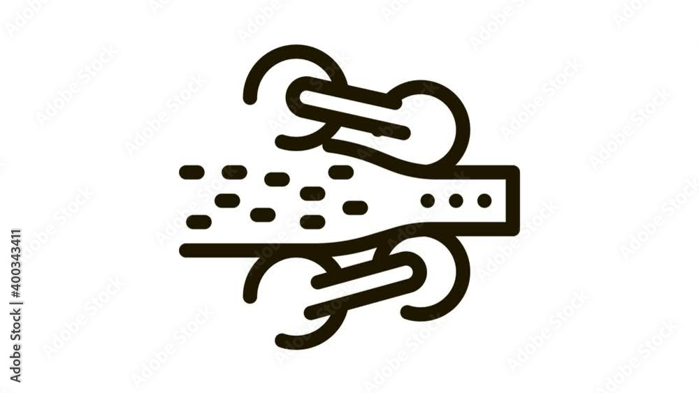 wood plank squeezing Icon Animation. black wood plank squeezing animated icon on white background wood plank squeezing Icon Animation. black wood plank squeezing animated icon on white background