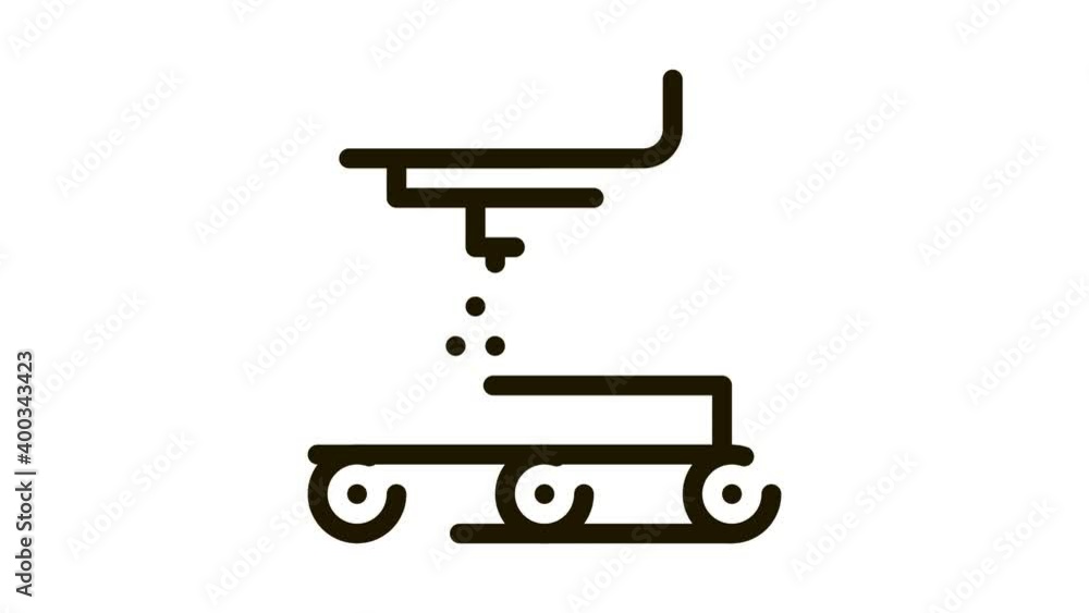 wood processing Icon Animation. black wood processing animated icon on white background wood processing Icon Animation. black wood processing animated icon on white background