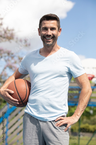 portrait of a basketball player