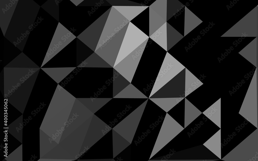 Dark Silver, Gray vector abstract mosaic pattern. Dark Silver, Gray vector abstract mosaic pattern.