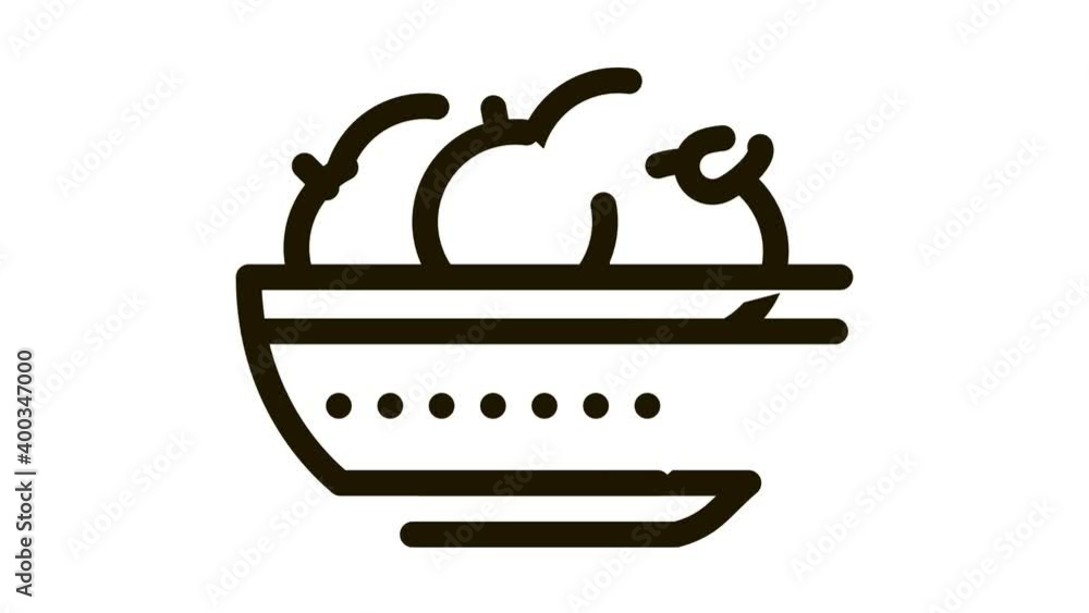 bowl of oranges Icon Animation. black bowl of oranges animated icon on white background bowl of oranges Icon Animation. black bowl of oranges animated icon on white background