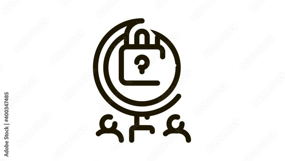 closure of knowledge for research Icon Animation. black closure of knowledge for research animated icon on white background closure of knowledge for research Icon Animation. black closure of knowledge for research animated icon on white background