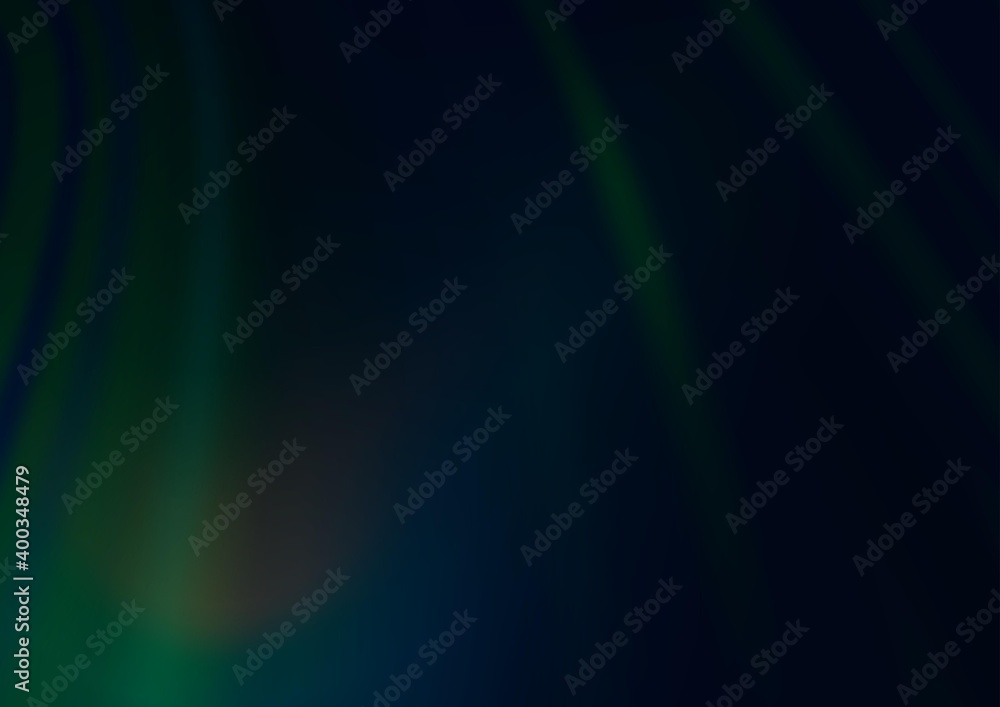 Dark Green vector pattern with bubble shapes. Dark Green vector pattern with bubble shapes.