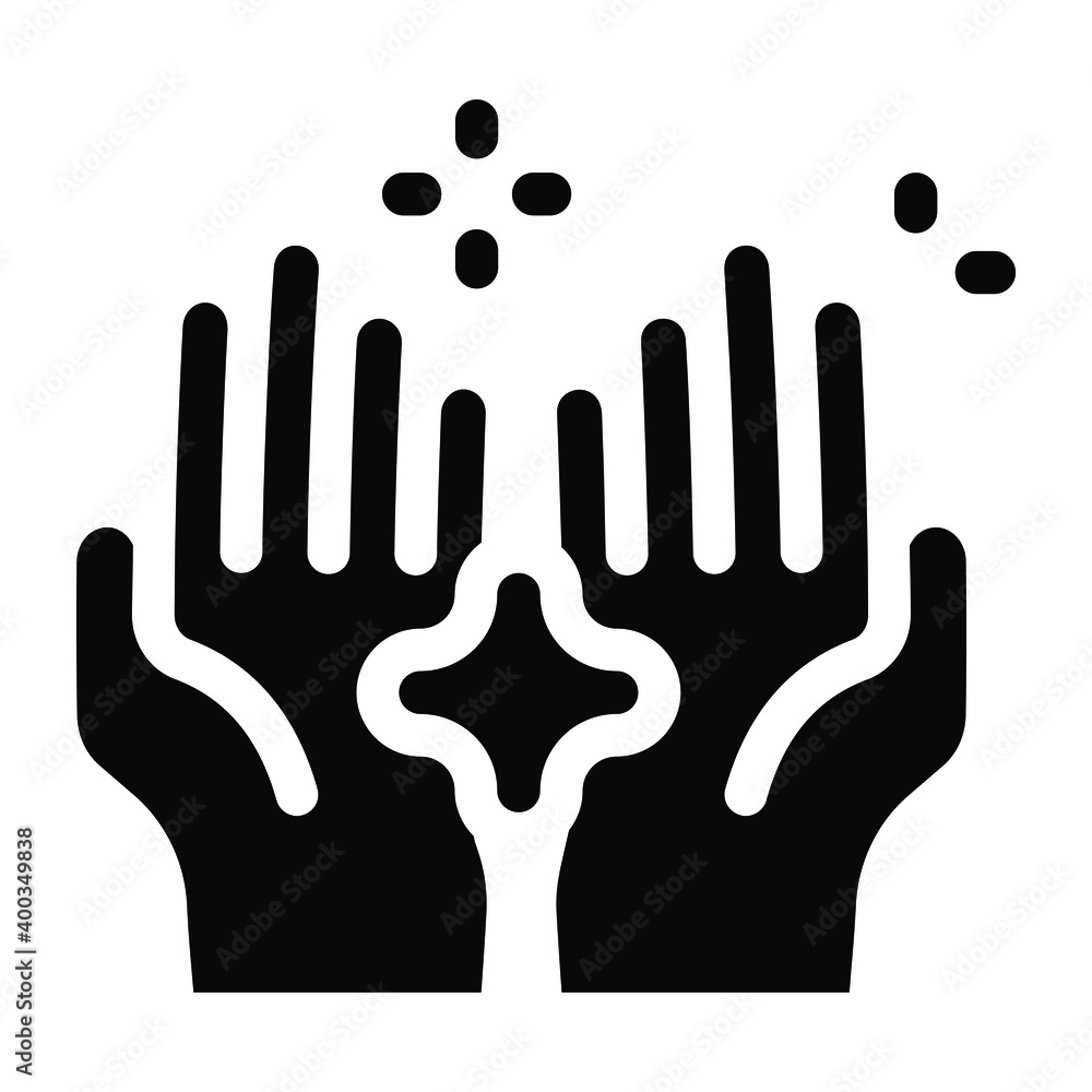 After preventing covid, clean hands icon in solid style
After preventing covid, clean hands icon in solid style