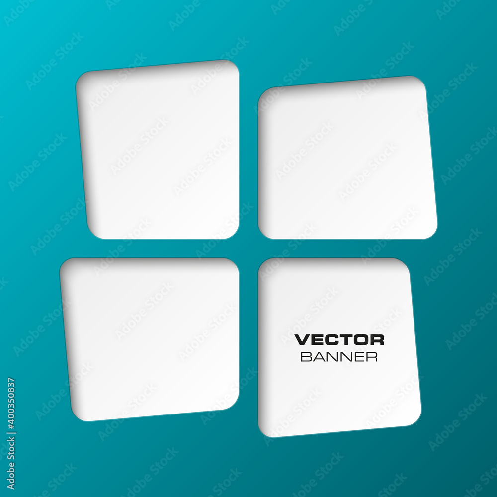 Abstract background vector banner. The original form overlapping. The flat image. Advertising Design shape. Vector label tag. Abstract background vector banner. The original form overlapping. The flat image. Advertising Design shape. Vector label tag.