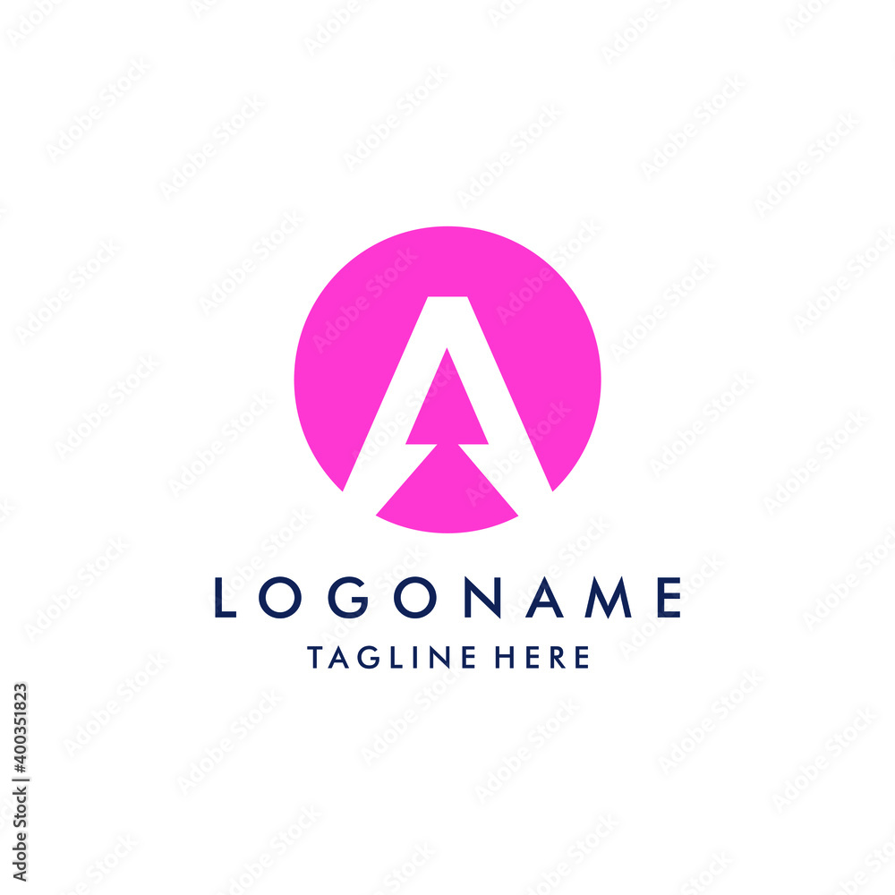 Letter A line logo design. Linear creative minimal monochrome monogram symbol. Universal elegant vector sign design. Premium business logotype. Graphic alphabet symbol for corporate business identity Letter A line logo design. Linear creative minimal monochrome monogram symbol. Universal elegant vector sign design. Premium business logotype. Graphic alphabet symbol for corporate business identity