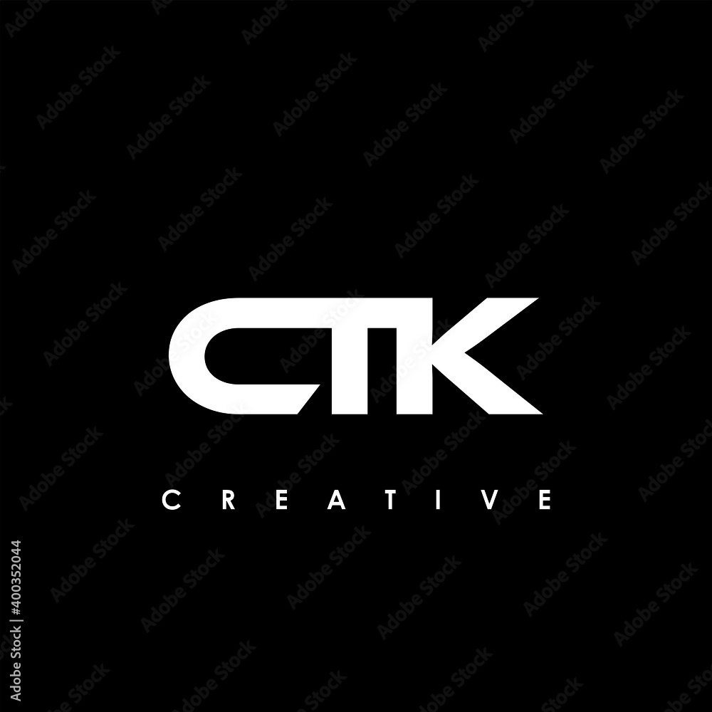 CTK Letter Initial Logo Design Template Vector Illustration