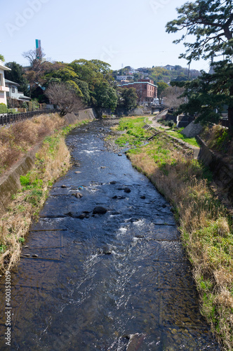 静岡県伊東市の松川遊歩道