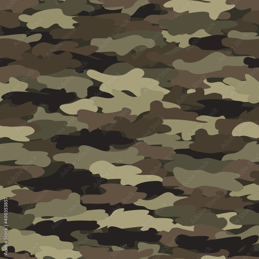 Camouflage seamless pattern background masking camo repeat print Camouflage seamless pattern background masking camo repeat print