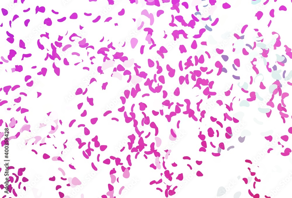 Light pink vector background with abstract forms. Light pink vector background with abstract forms.