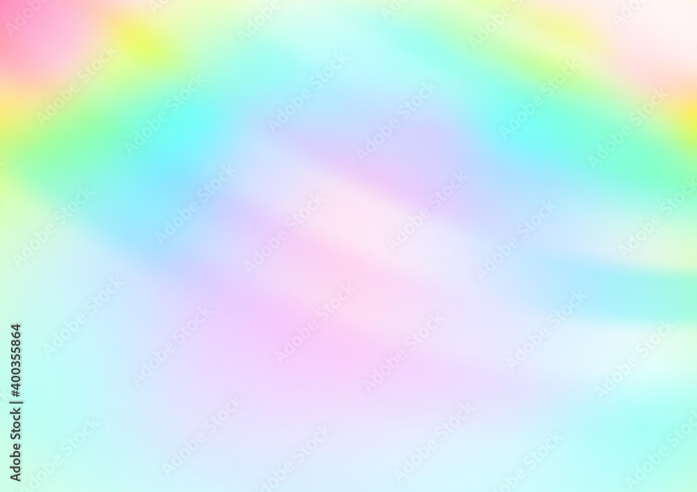 Fototapeta premium Light Multicolor, Rainbow vector abstract background.