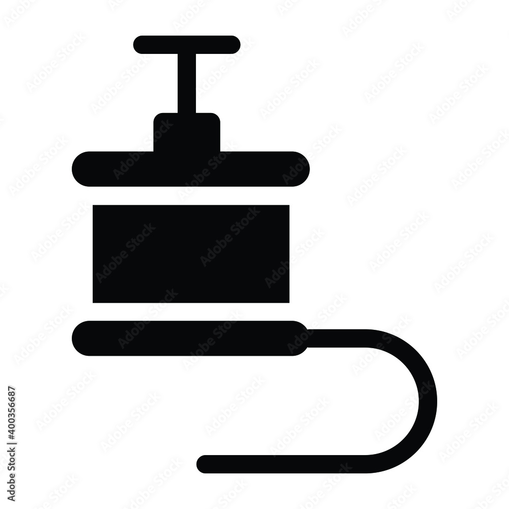 Air pump in trendy glyph icon
Air pump in trendy glyph icon