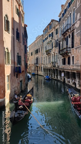 A small bridge and a facade of a building in Venice