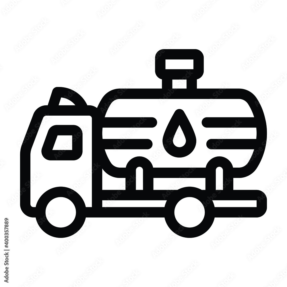 Industrial vehicle, glyph icon of oil transportation
Industrial vehicle, glyph icon of oil transportation