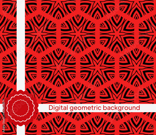 Luxury Traditional Ornamental Design. Modern Seamless Geometry Pattern. Vector Illustration. For Interior Design, Printing, Web And Textile Design.