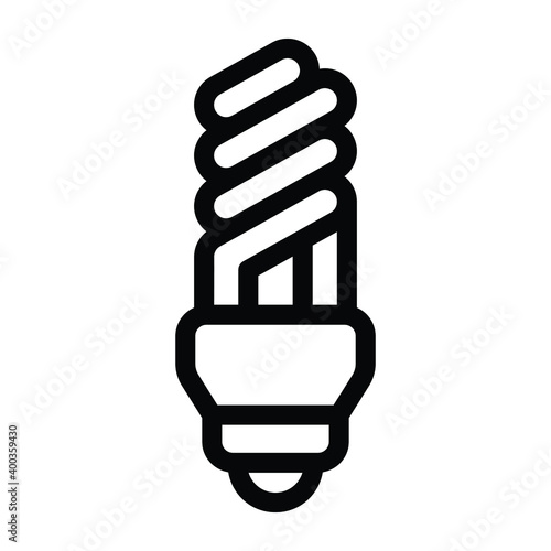 
Energy saver editable glyph icon 
