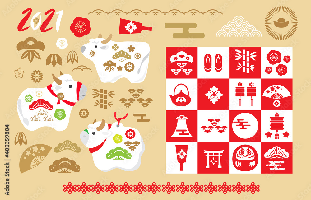 2020 Japanese new year elements2 2020 Japanese new year elements2