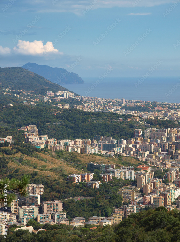 City view of Genoa, Italy