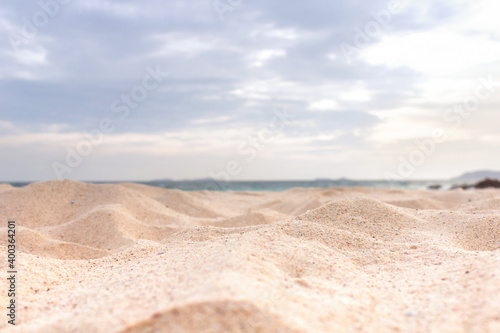 Sand surface by the sea