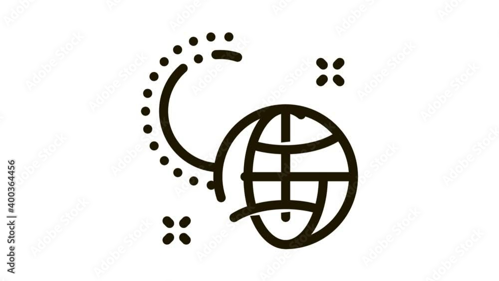 rotation of earth around sun Icon Animation. black rotation of earth around sun animated icon on white background rotation of earth around sun Icon Animation. black rotation of earth around sun animated icon on white background