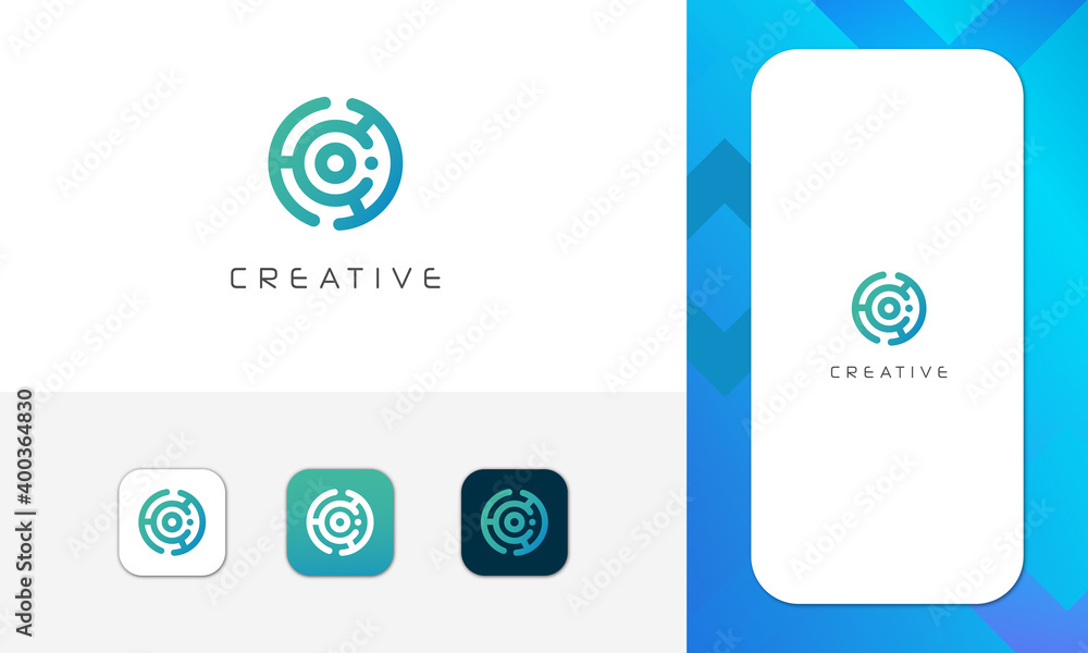 Creative-c-letter-logo
