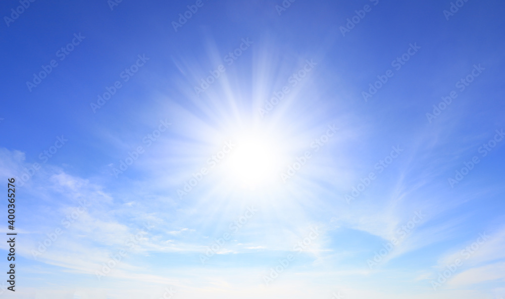 Beautiful bright blue skies and daytime sunlight. Beautiful bright blue skies and daytime sunlight.