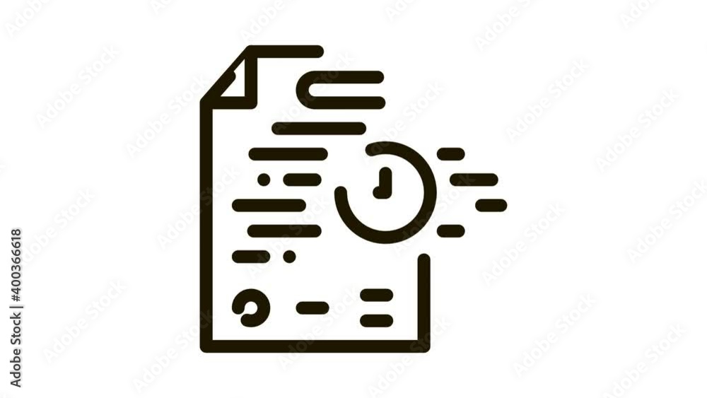 adjournment of trial date Icon Animation. black adjournment of trial date animated icon on white background adjournment of trial date Icon Animation. black adjournment of trial date animated icon on white background