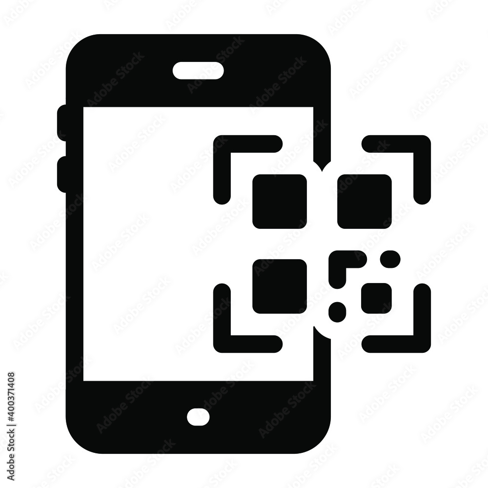 Trendy editable glyph icon of phone scanning
Trendy editable glyph icon of phone scanning