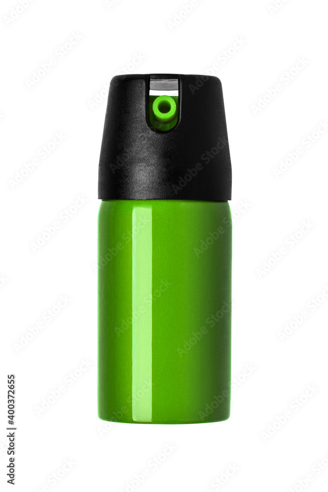 Pepper spray isolate on a white back. Non-lethal means of self-defense. Pepper spray isolate on a white back. Non-lethal means of self-defense.