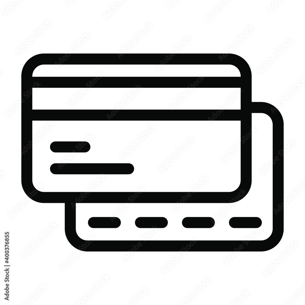 Digital payment method, solid icon of credit cards vector design
Digital payment method, solid icon of credit cards vector design