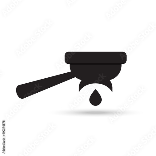 coffee machine equipment icon on white background