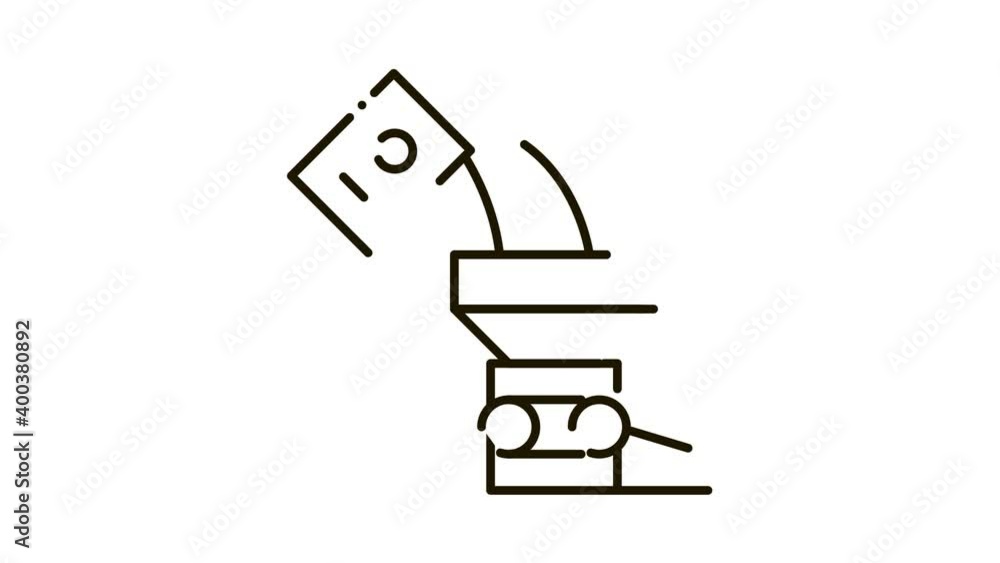 Adding Ingredient Icon Animation. black Adding Ingredient animated icon on white background Adding Ingredient Icon Animation. black Adding Ingredient animated icon on white background