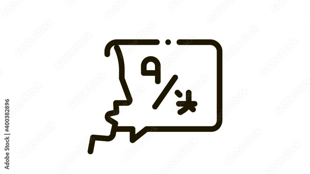 Human Interpreter Translator Icon Animation. black Tourist Or Business Trip For Translator, Help For Communication animated icon on white background Human Interpreter Translator Icon Animation. black Tourist Or Business Trip For Translator, Help For Communication animated icon on white background