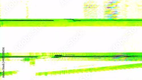 Analog Video Art Multicolored Abstract Shapes Signal Distortion