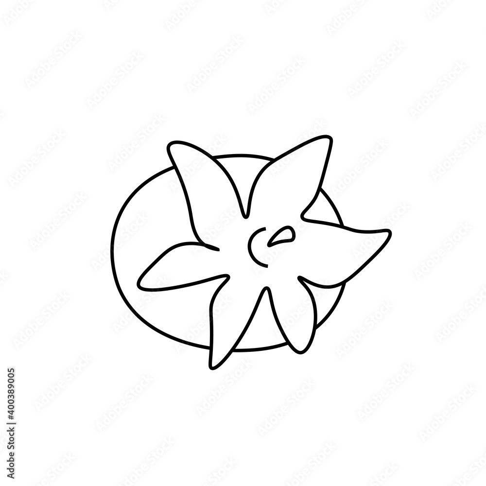 abstract flower logo abstract flower logo