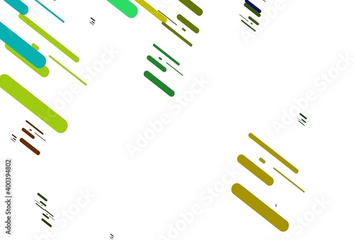 Light Blue, Yellow vector backdrop with long lines.
