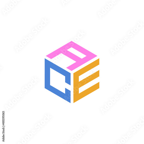 Hexagon logo with ACE letters