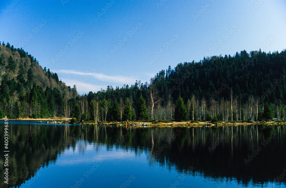 Lac de Lispach, La Bresse, Vosges, 88, région Grand Est
