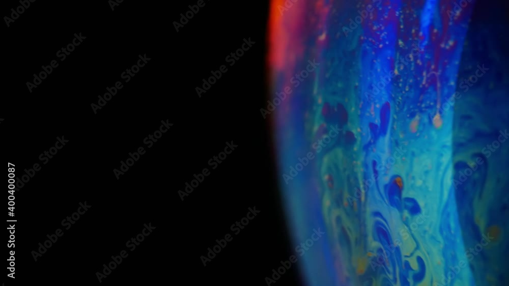 Fluid art. Soap thin film. Awesome Abstract Colour Design Colorful Swirl Texture. White light diffraction. Copy space background Fluid art. Soap thin film. Awesome Abstract Colour Design Colorful Swirl Texture. White light diffraction. Copy space background