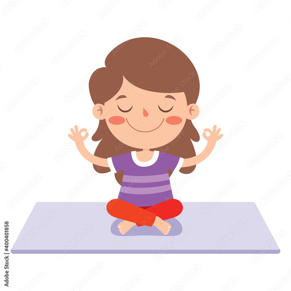 Funny Kid In Yoga Pose Funny Kid In Yoga Pose