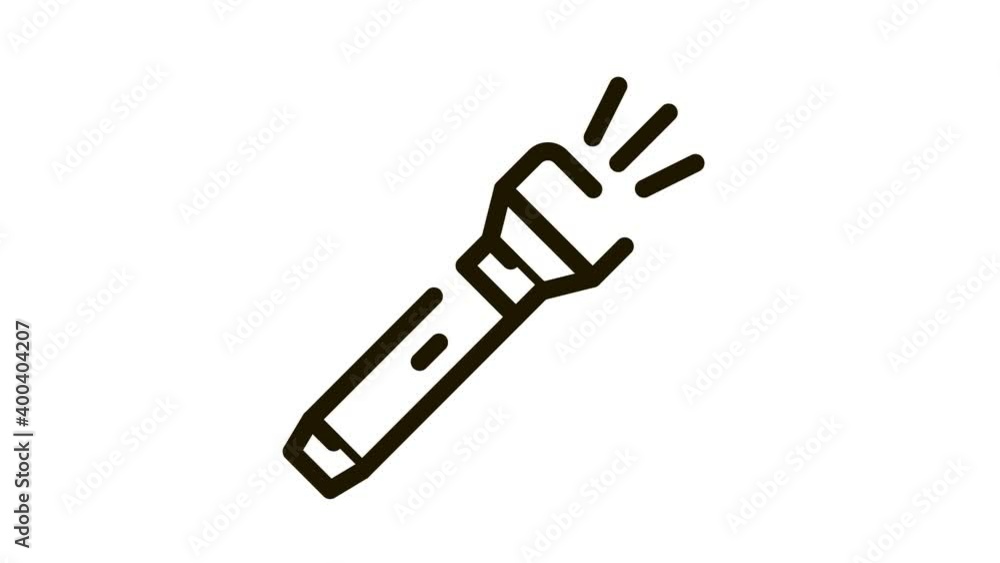 Person Pocket Flashlight Icon Animation. black Person Pocket Flashlight animated icon on white background Person Pocket Flashlight Icon Animation. black Person Pocket Flashlight animated icon on white background