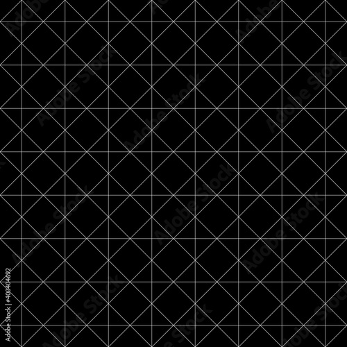 Diamonds, rhombuses, triangles, crossing lines seamless pattern. Geometric image. Folk ornament. Ethnic ornate. Tribal wallpaper. Geometrical background. Retro motif backdrop. Ethnical textile print