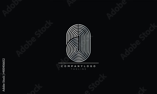 od do Abstract initial monogram letter alphabet logo design