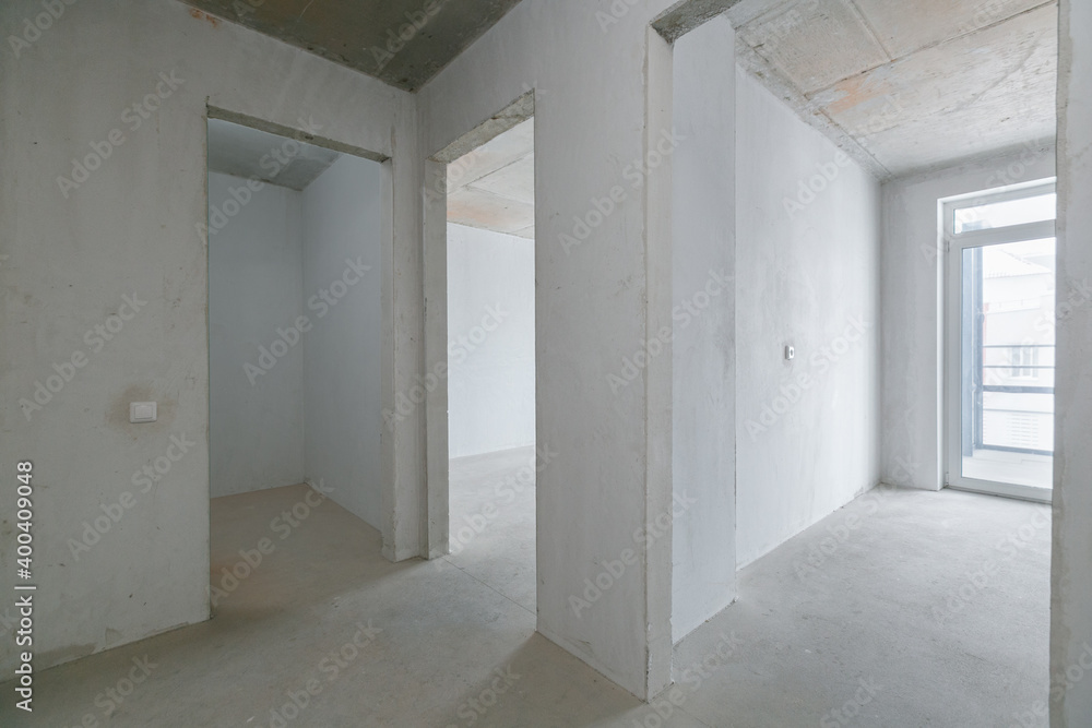new apartment in a new building without finishing new apartment in a new building without finishing