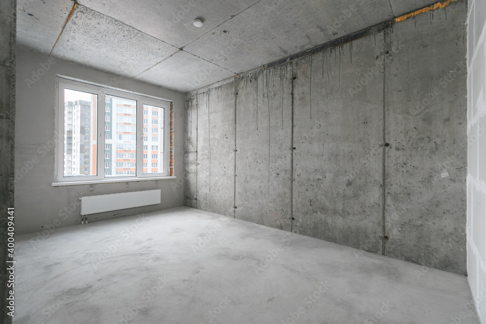 new apartment in a new building without finishing new apartment in a new building without finishing