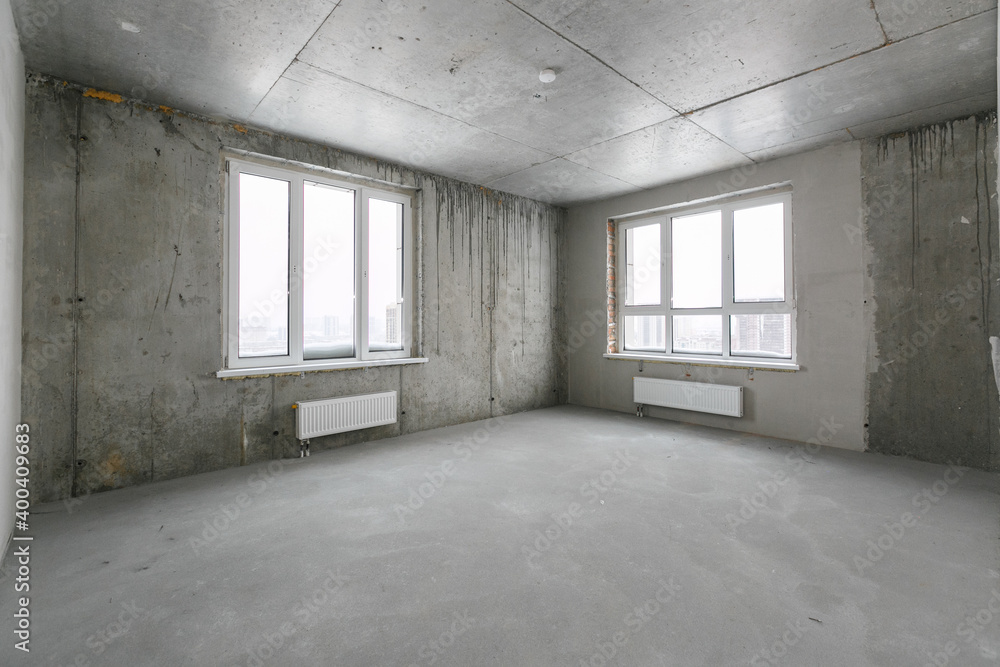 new apartment in a new building without finishing new apartment in a new building without finishing