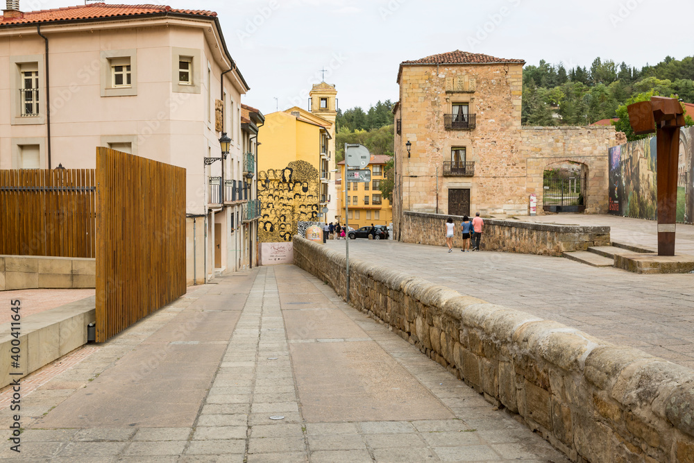 a street in Soria city, Castile and Leon, Spain