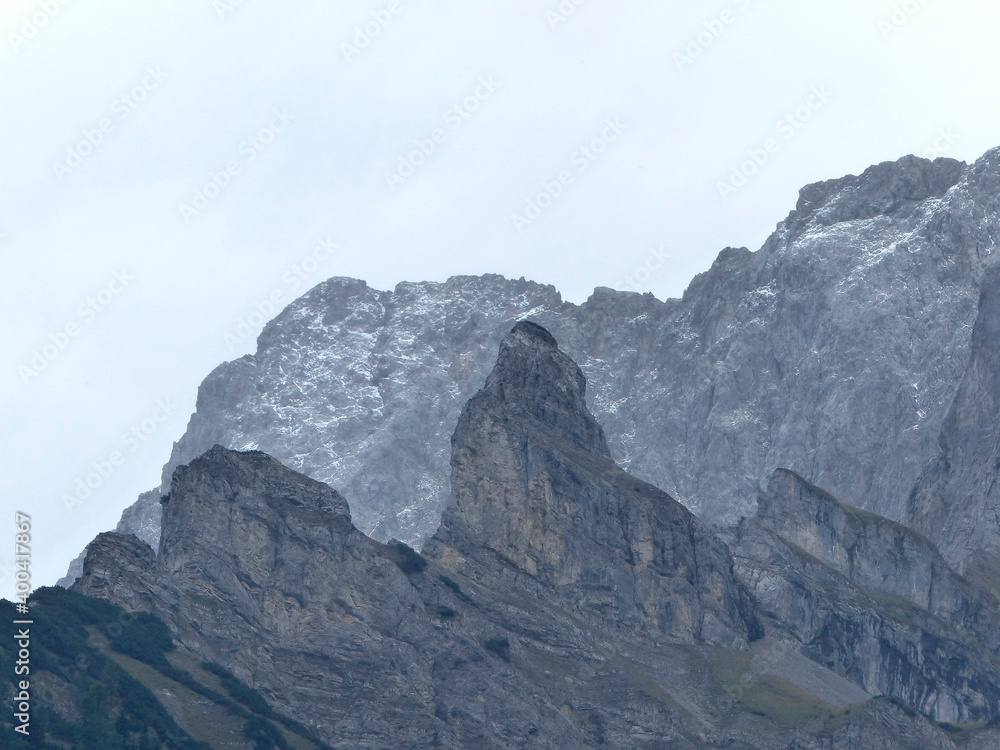 Grosser Ahornboden, nature monument in Karwendel mountains, Tyrol, Austria